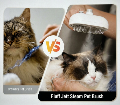 Fluff Jett™ 3-in-1 Steam Pet Brush